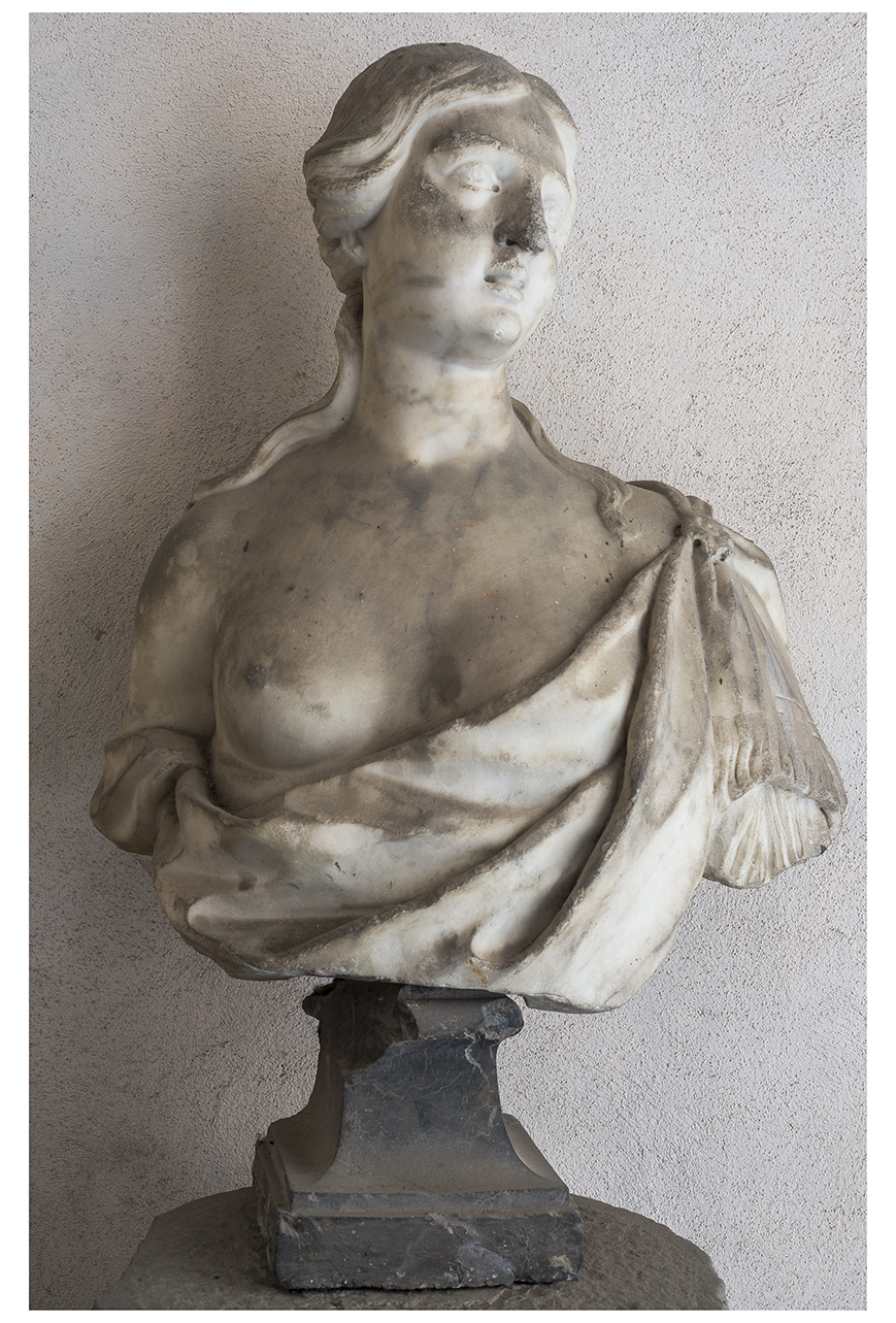 figura femminile (busto, opera isolata) - ambito piemontese (XVII)
