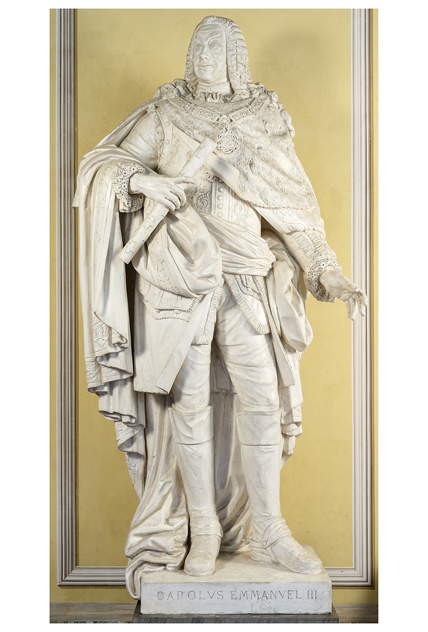 ritratto di Carlo Emanuele III di Savoia (Scultura, opera isolata) di Collino Ignazio, Collino Filippo (seconda metà sec. XVIII)