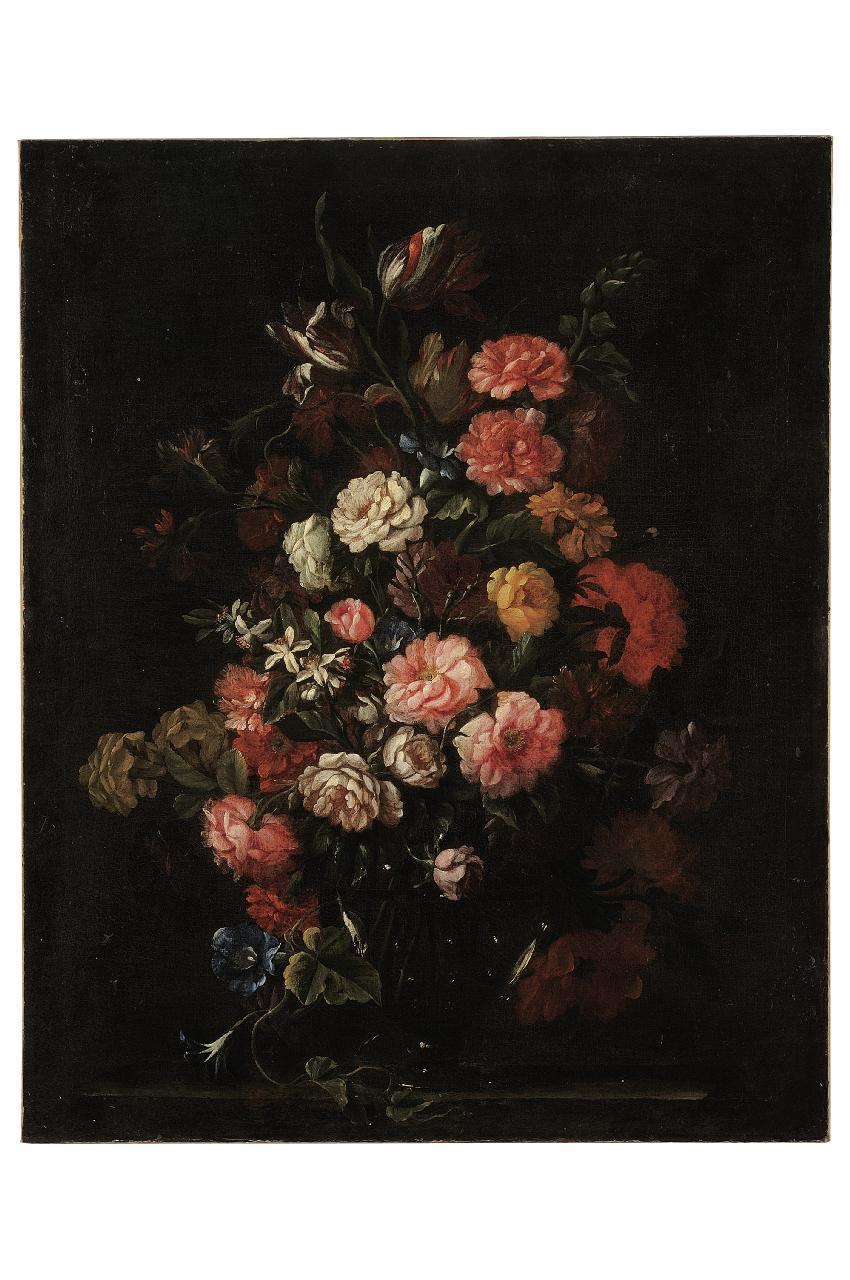 vaso con fiori (dipinto) - ambito fiorentino (sec. XVII)