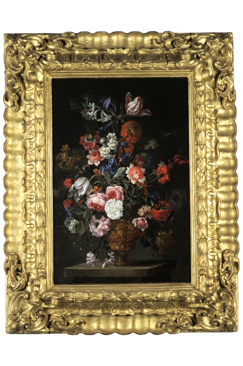 vaso con fiori (dipinto) - ambito fiorentino (ultimo quarto sec. XVII)