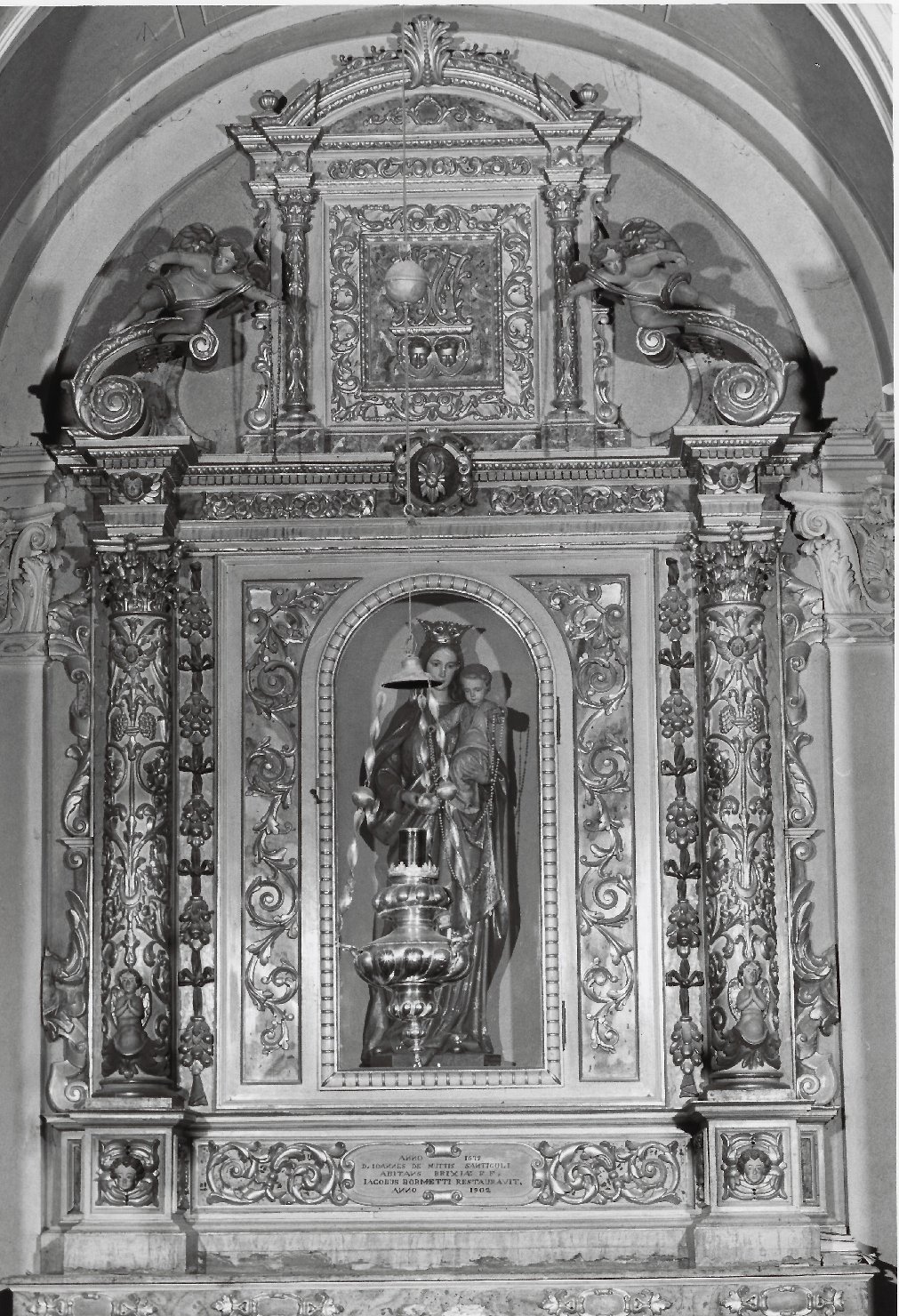 angeli e cherubini (ancona, elemento d'insieme) - bottega dei Ramus (sec. XVII)