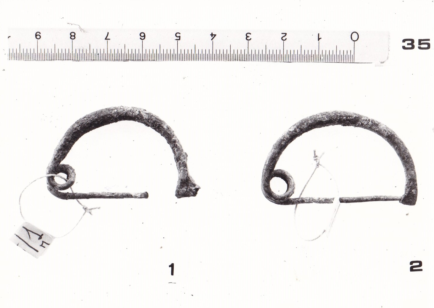 fibula ad arco ingrossato - FASE TERNI II (inizio Età del ferro I)