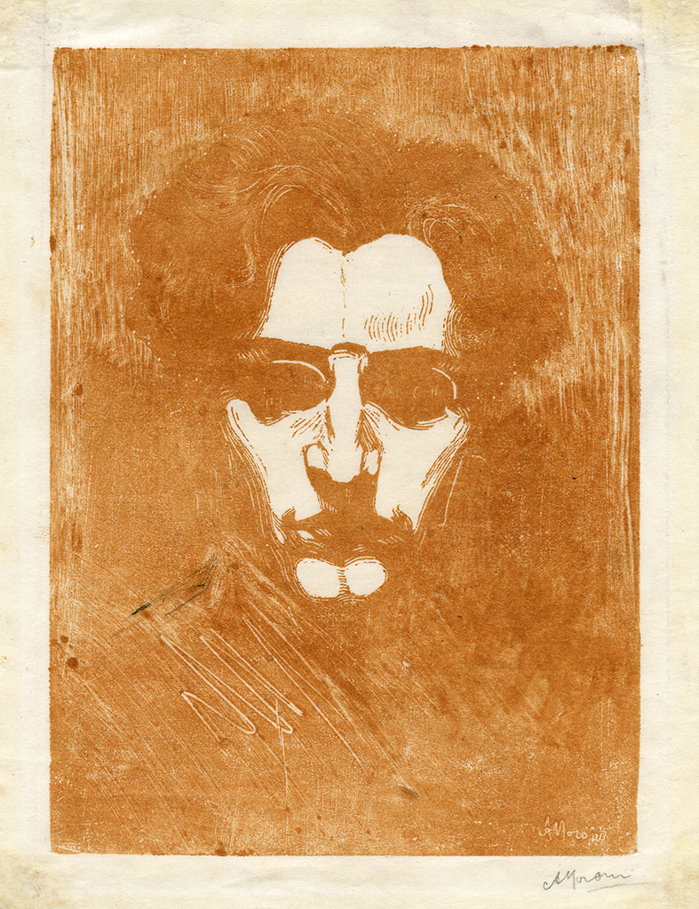 Autoritratto di Antonello Moroni, Ritratto d'uomo (stampa) di Moroni Antonello (prima metà XX)