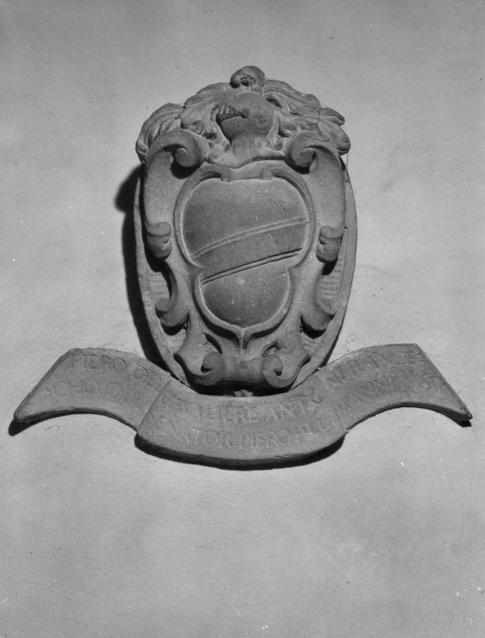 stemma di Piero di Anton Francesco Alamanni (rilievo) - bottega toscana (sec. XVII)