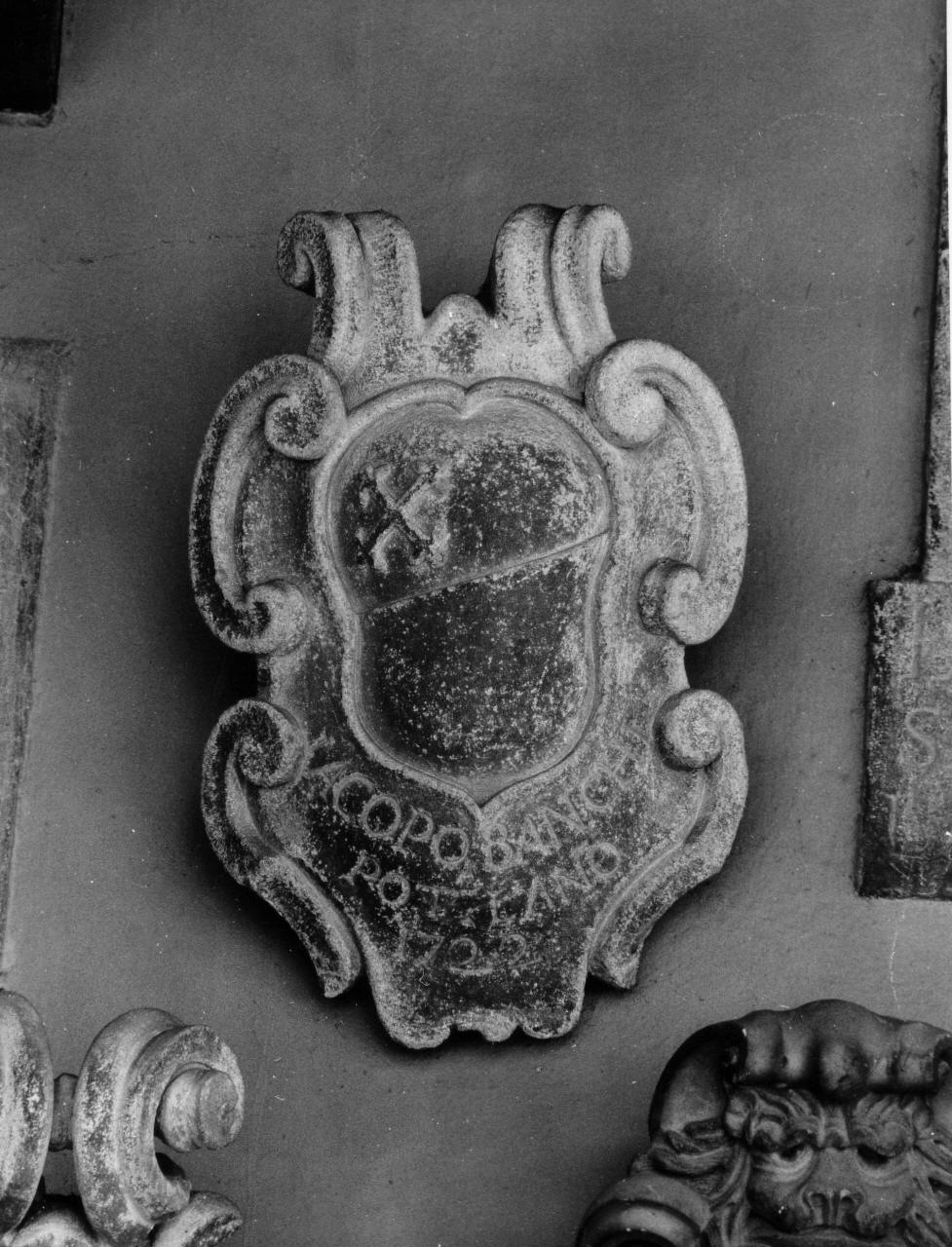 stemma di Iacopo Bianchi (rilievo) - bottega toscana (sec. XVIII)