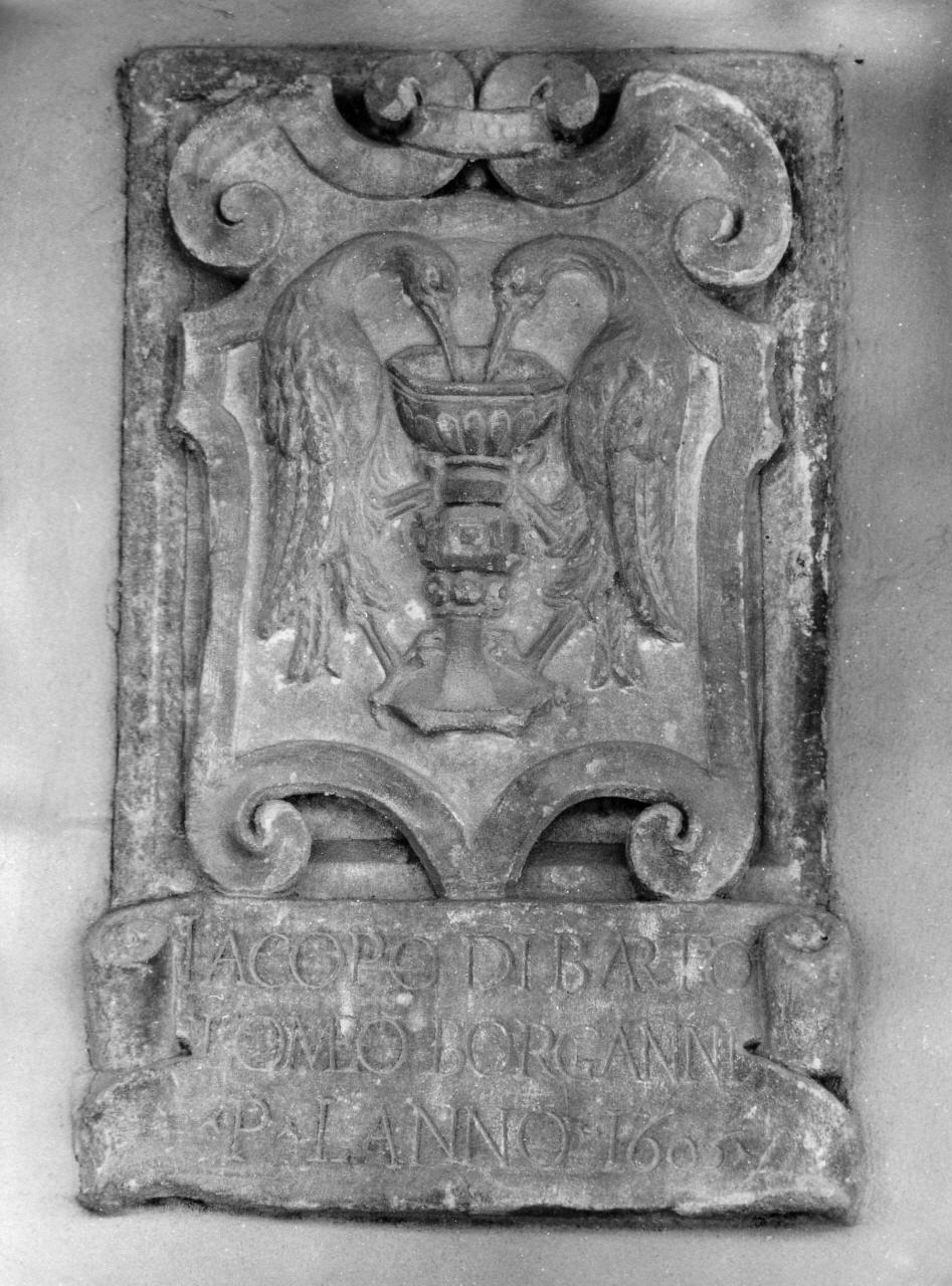 stemma di Iacopo di Bartolomeo Borgianni (rilievo) - bottega toscana (sec. XVII)