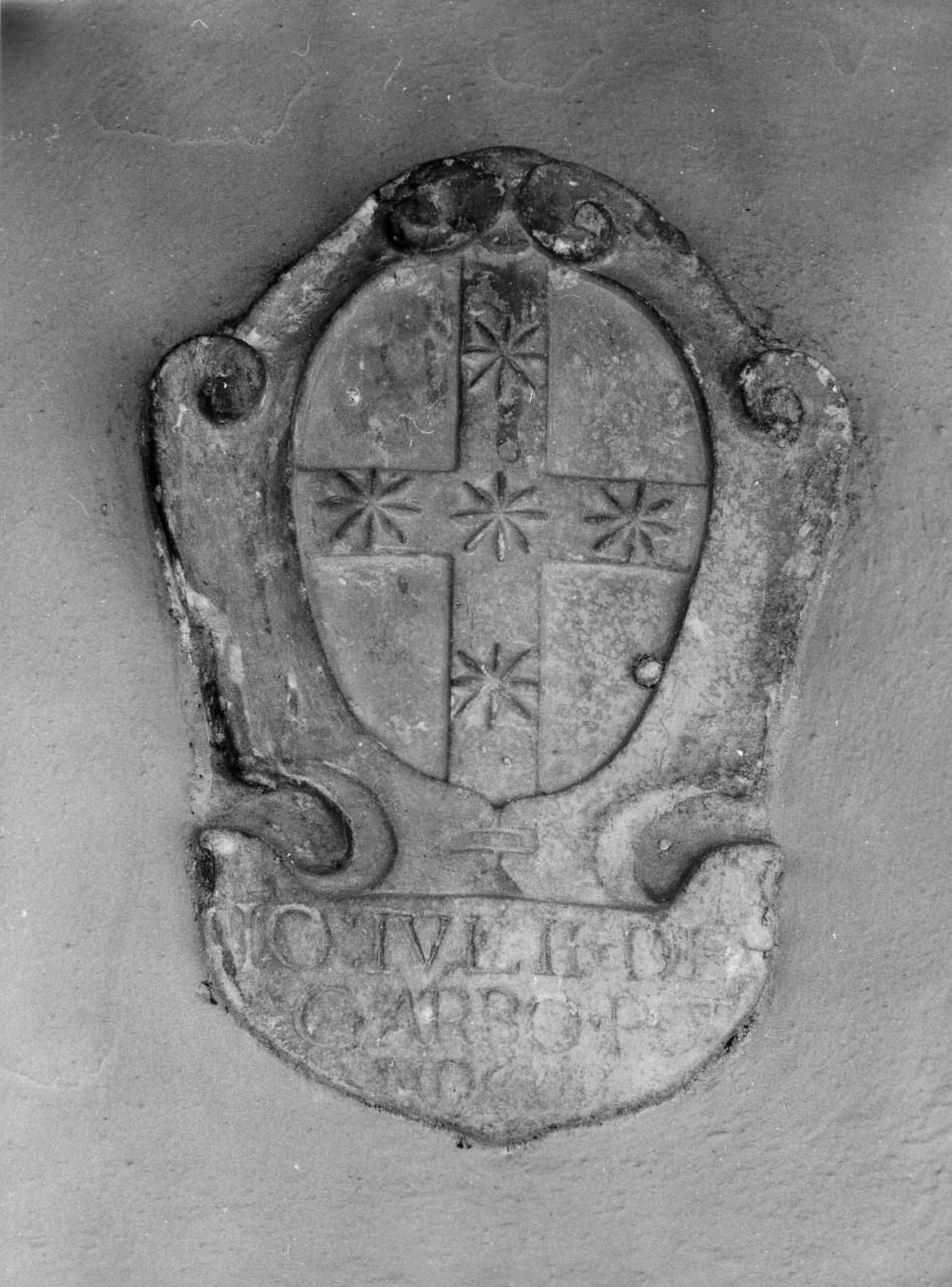 stemma di Giovanni di Giulio Del Garbo (rilievo) - bottega toscana (sec. XVII)