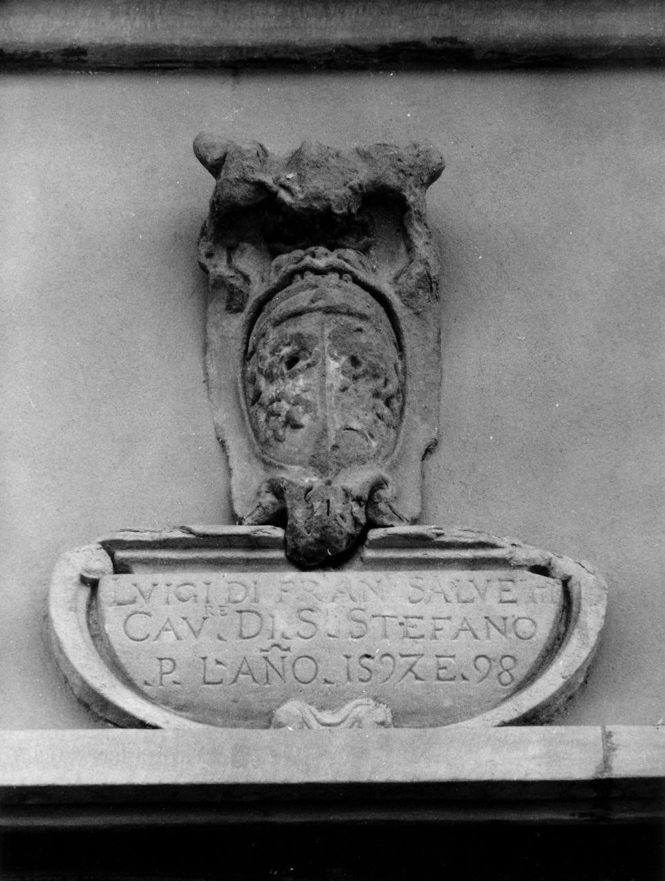 stemma di Luigi di Francesco Salvetti (rilievo) - bottega toscana (sec. XVI)