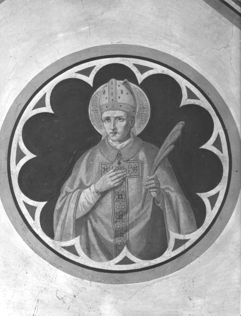 Santo vescovo (dipinto) di Bianchi Gaetano (sec. XIX)