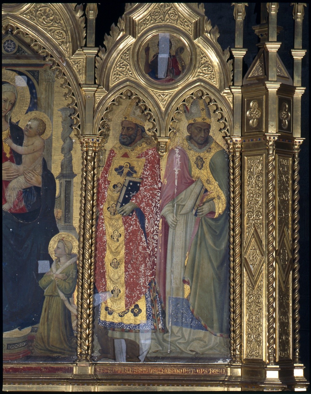 San Romolo, San Donato di Fiesole, San Giovanni Battista (anta di polittico) di Bicci di Lorenzo (sec. XV)