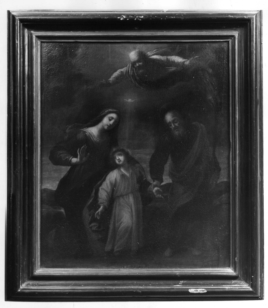 Sacra Famiglia e Trinità (dipinto) - ambito toscano (sec. XVIII)