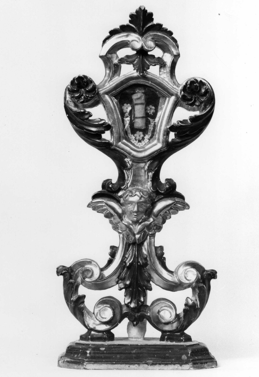 reliquiario - a ostensorio, serie - bottega toscana (sec. XIX)
