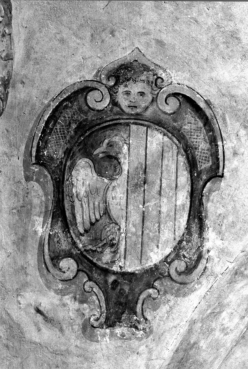 stemma (dipinto murale) - bottega toscana (sec. XVII)