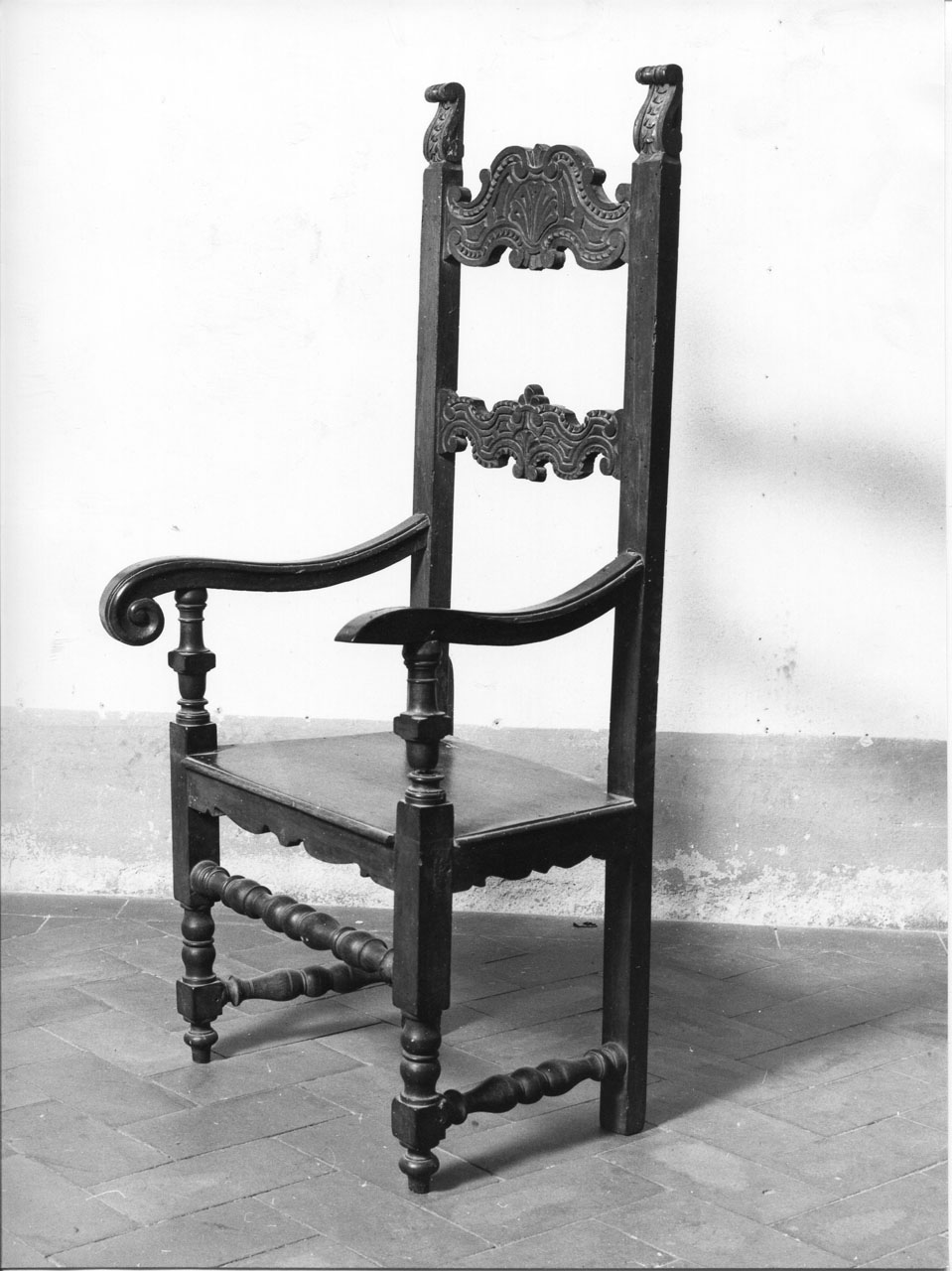 sedia del celebrante - bottega toscana (sec. XIX)