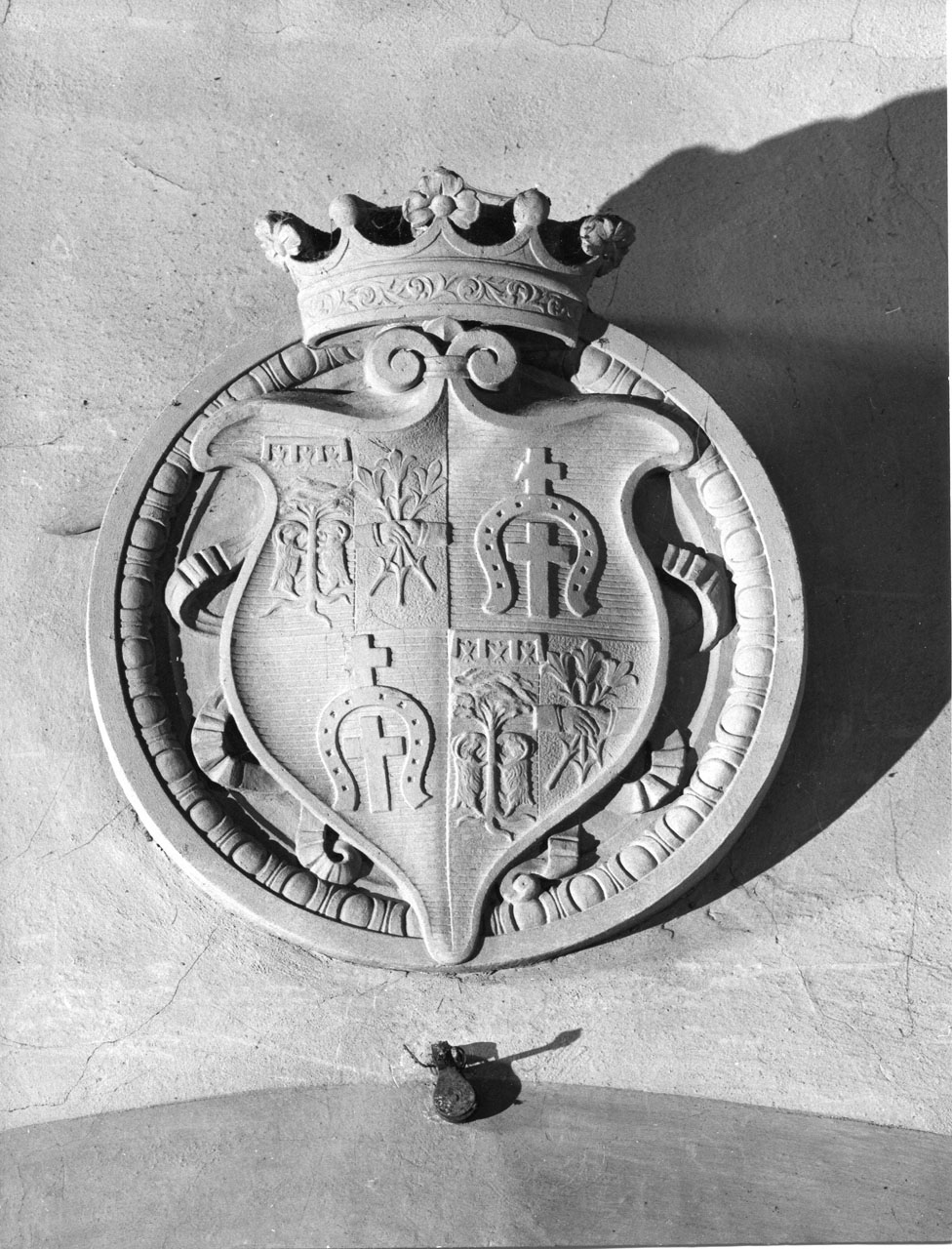 stemma (rilievo) - bottega toscana (secc. XIX/ XX)