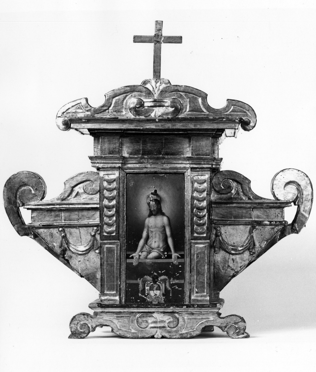 Cristo in pietà (sportello di tabernacolo) - bottega toscana (primo quarto sec. XVII)