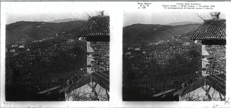 Slovenia - Carso - Collio - Vercoglia di Quisca - Verkovlje - accampamenti - tende - attendamenti - 1916 (positivo) di Marzocchi, Luigi (primo quarto XX)