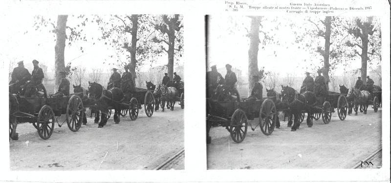 Padova - Vigodarzere - truppe alleate - soldati inglesi - 1917 (positivo) di Marzocchi, Luigi (primo quarto XX)