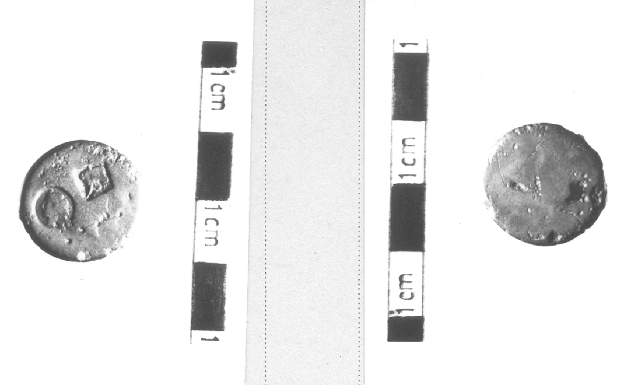 Testa di Atena / Ippocampo (moneta, triente (?)) (IV sec. a.C)