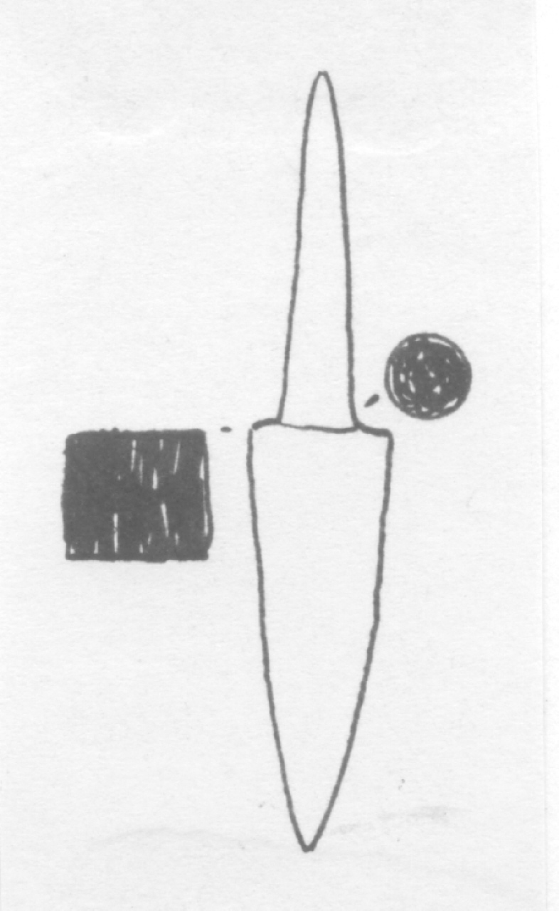 punta di freccia - Facies Terramara (Età del Bronzo antico)