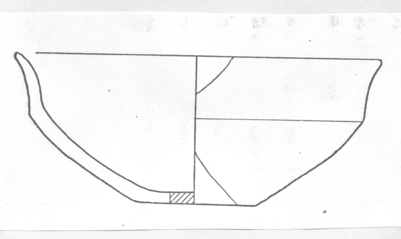 tazza - Facies Terramara (Età del bronzo)