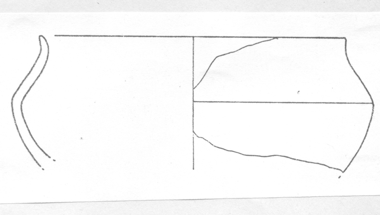 tazza - Facies Terramara (Età del bronzo)