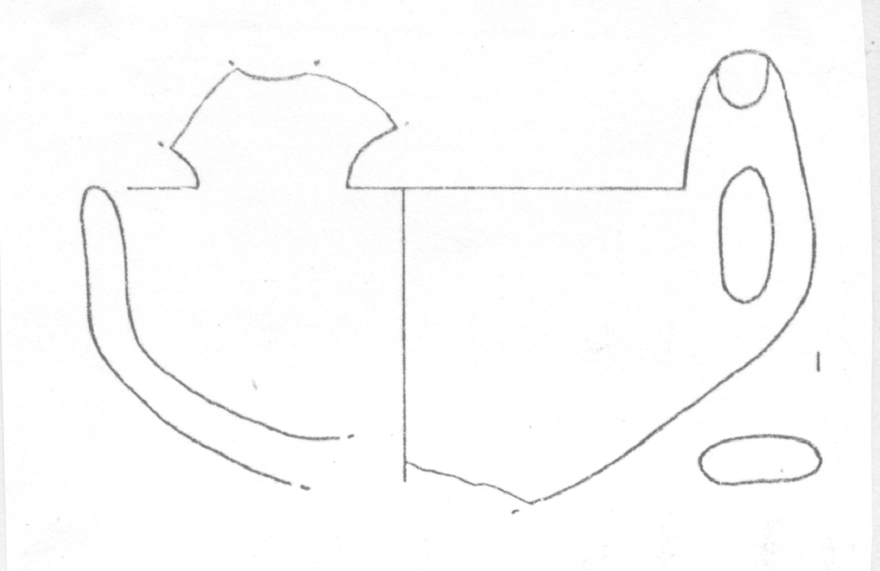 tazza - Facies Terramara (Età del bronzo)