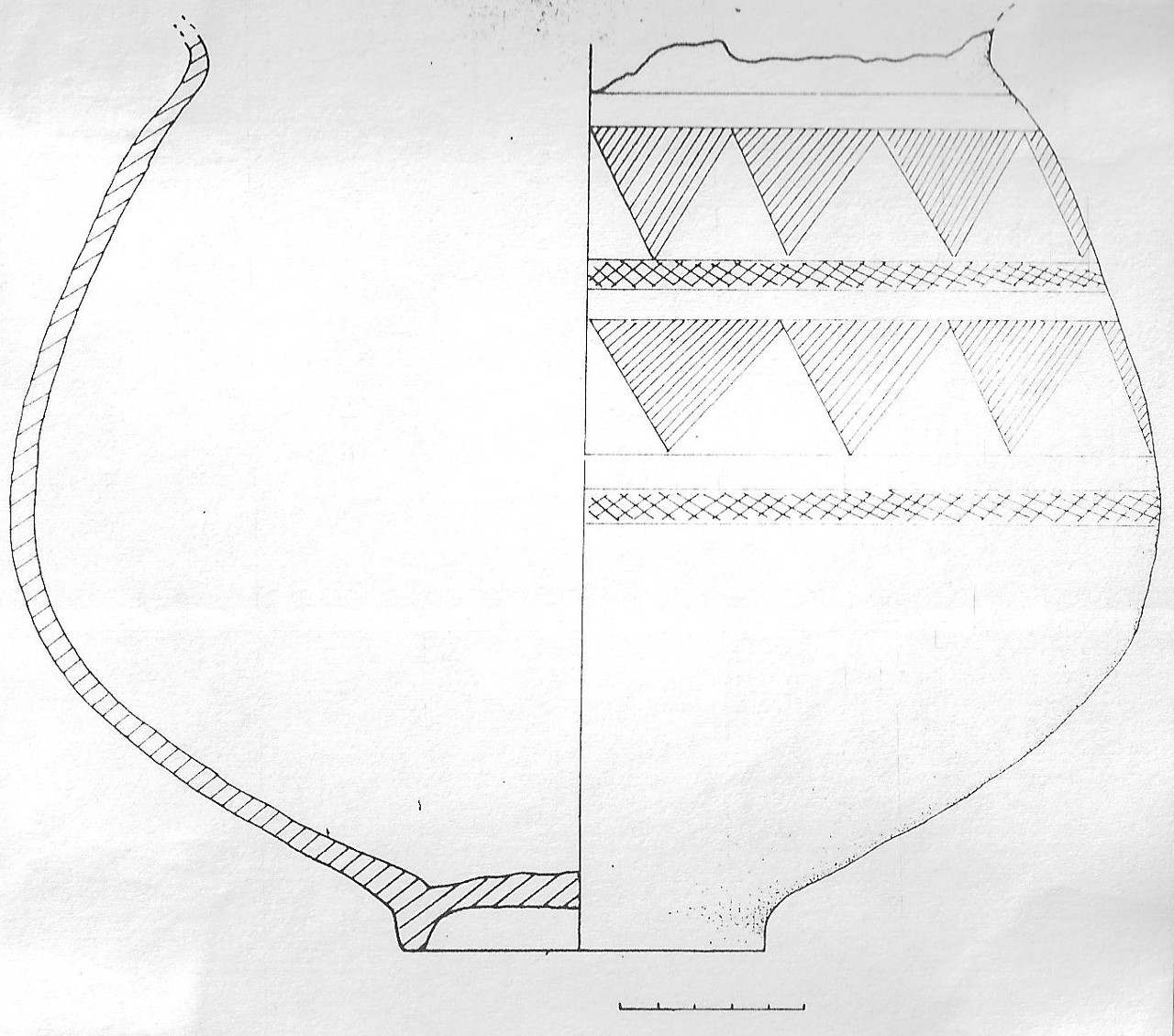 vaso - Golasecca I C (Peroni e AA.) (VII sec. a.C)