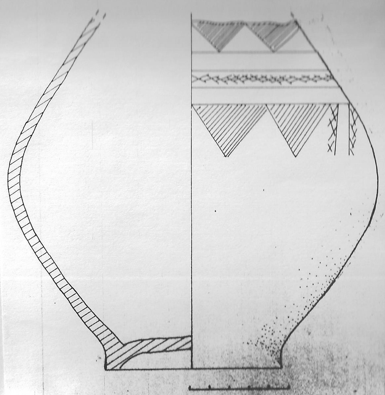 vaso - Golasecca I C (Peroni e AA.) (VII sec. a.C)