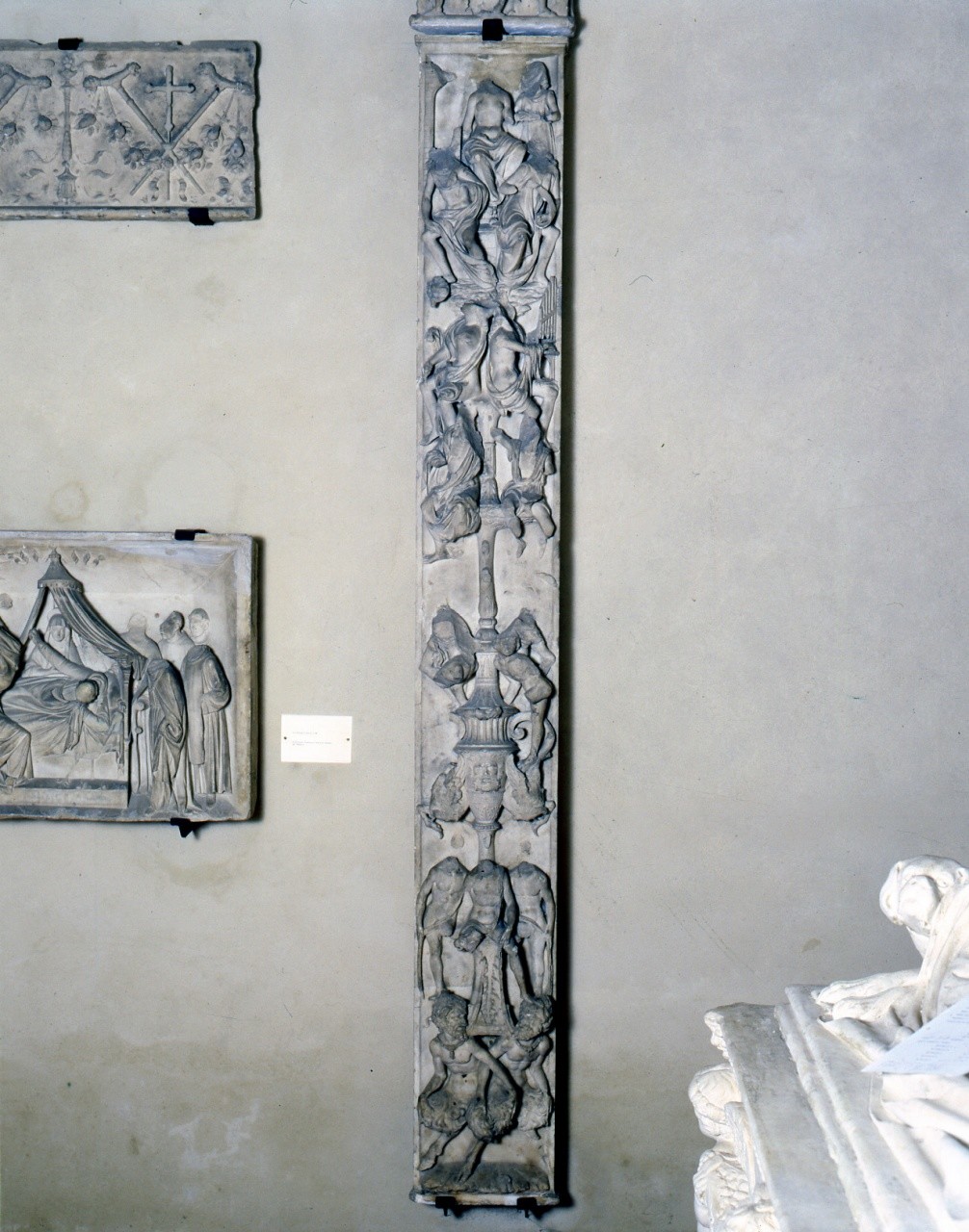 motivo decorativo a candelabra con allegorie (parasta) di Benedetto da Rovezzano (primo quarto sec. XVI)