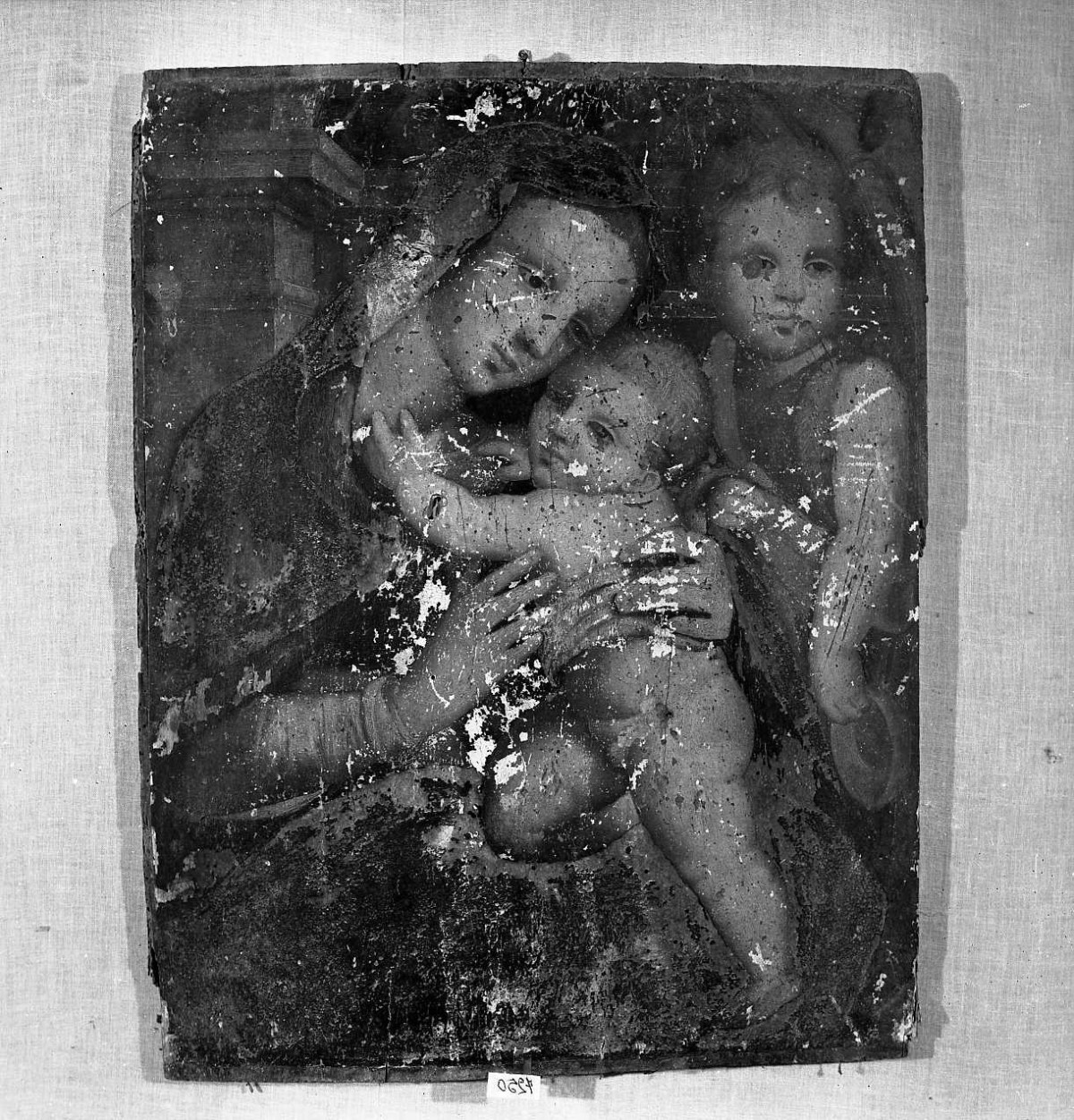 Madonna con Bambino e San Giovannino (dipinto) - ambito fiorentino (prima metà sec. XVI)