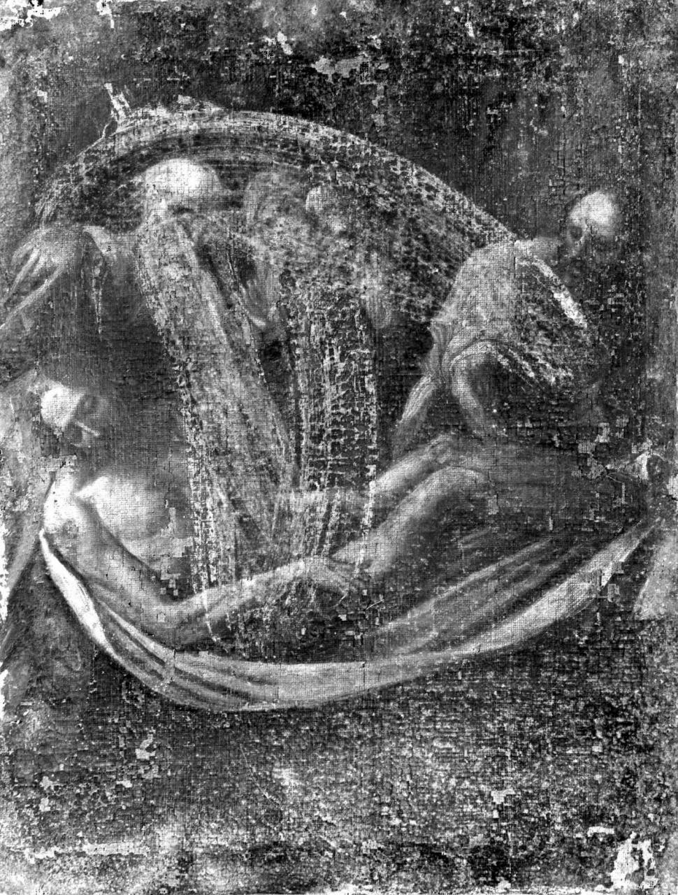 deposizione di Cristo nel sepolcro (dipinto) - ambito veneto (sec. XVII)