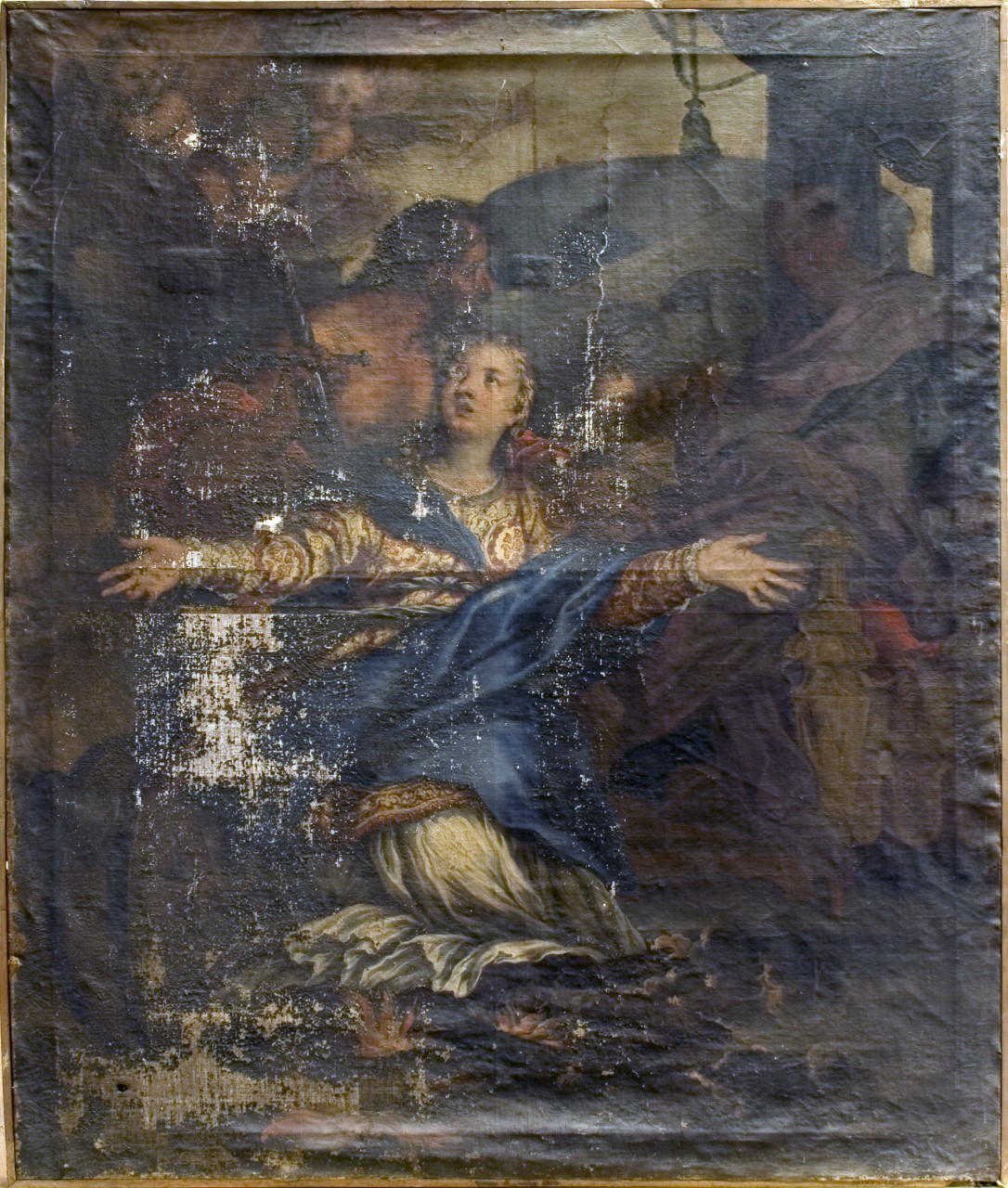 martirio di Santa Martina (dipinto) - ambito cortonesco (seconda metà sec. XVII)