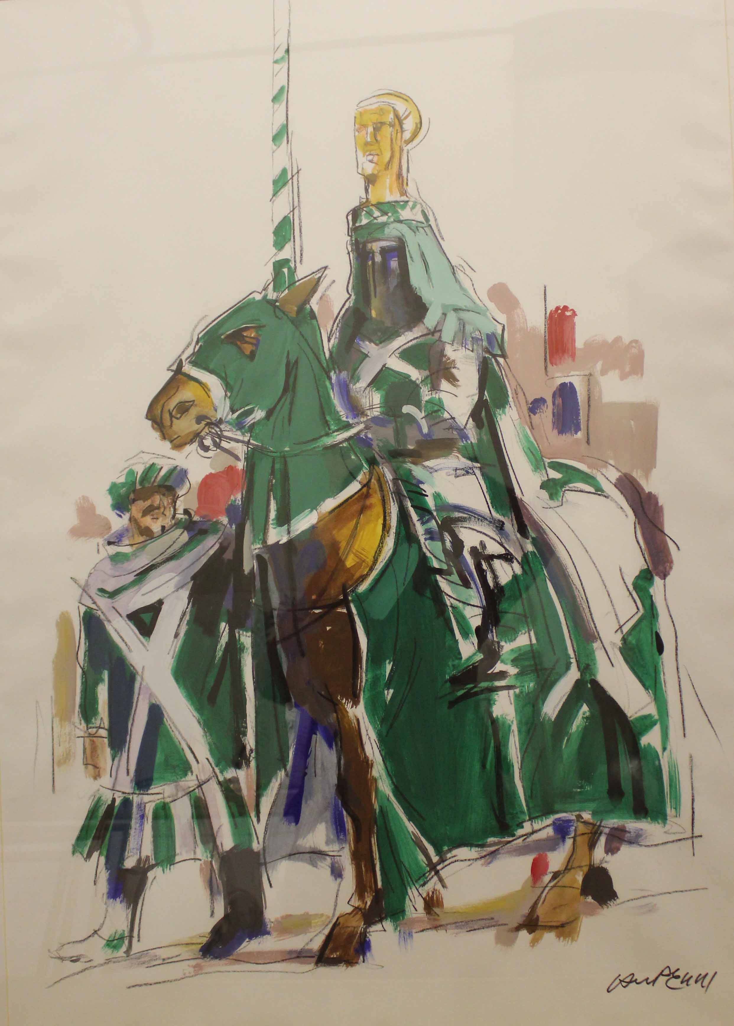 Cavaliere di porta Sant'Andrea, Cavaliere di porta Sant'Andrea (dipinto, serie) di Campeggi, Silvano (attribuito) - ambito toscano (XXI)