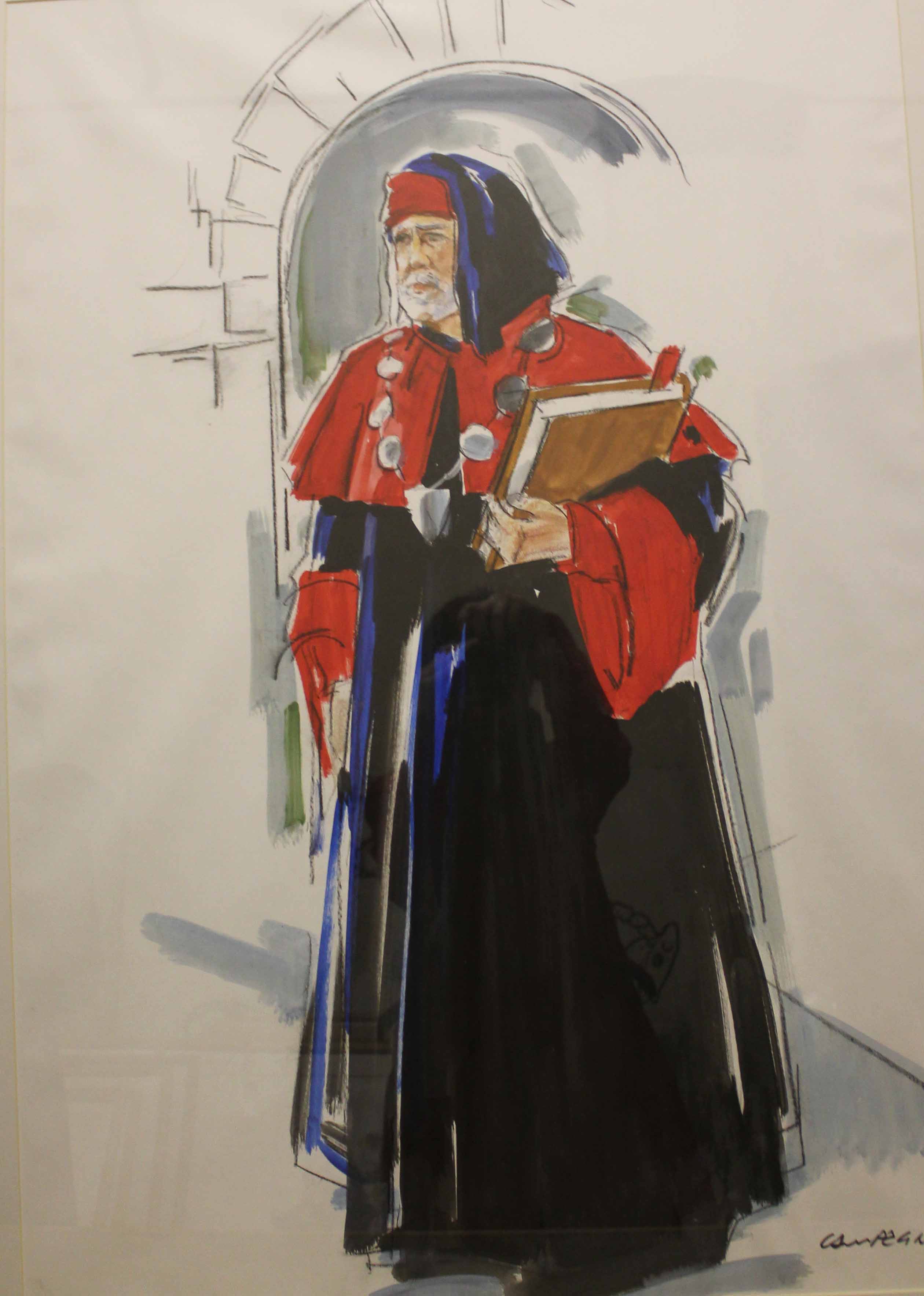 Magistrato, Magistrato (dipinto, serie) di Campeggi, Silvano (attribuito) - ambito toscano (XXI)