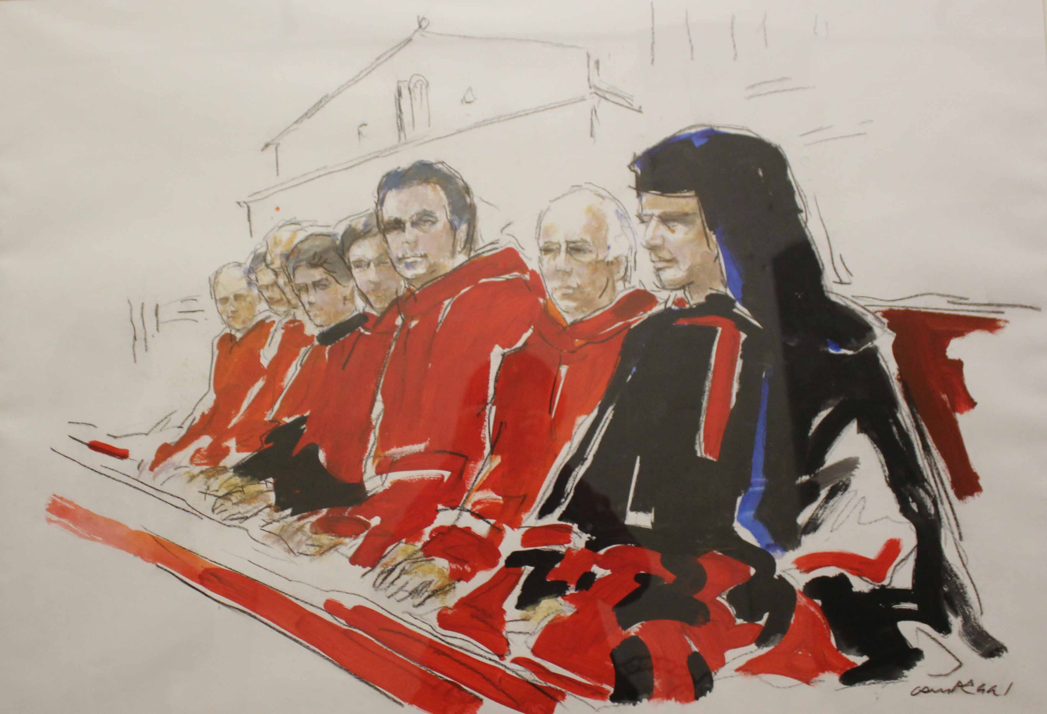 Magistrati, Magistrati (dipinto, serie) di Campeggi, Silvano (attribuito) - ambito toscano (XXI)