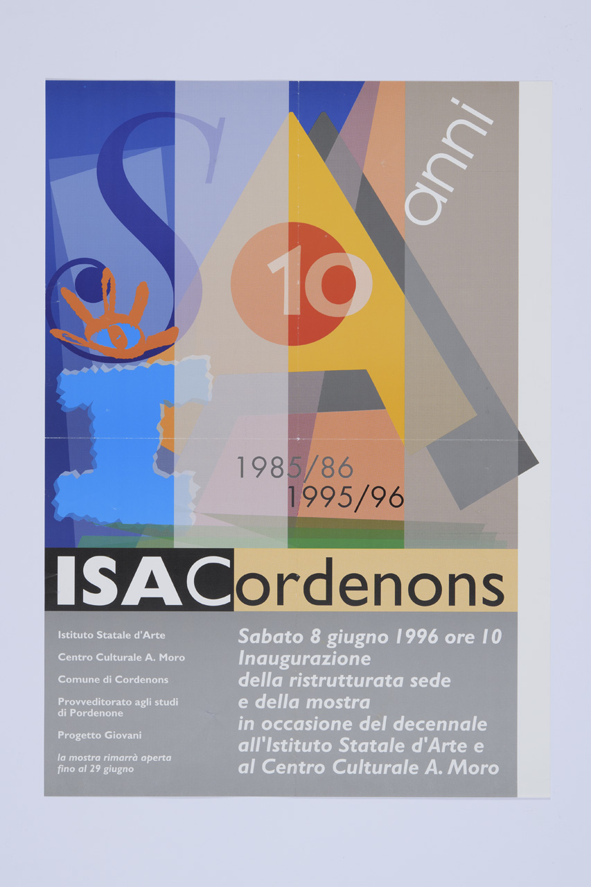IsaCordenons, Composizione astratta (manifesto) - ambito italiano (XX)