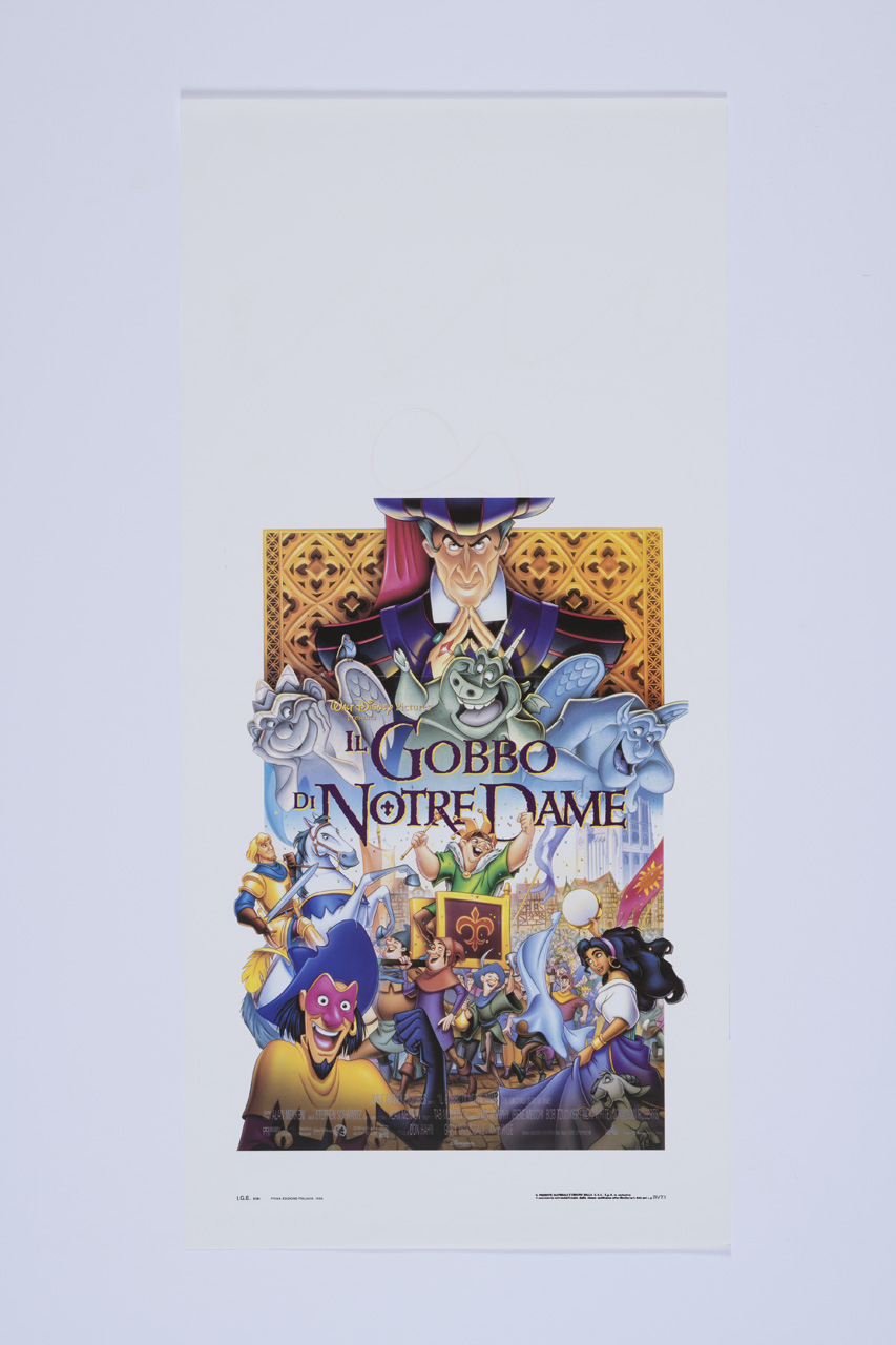 Il gobbo di Notre Dame, Protagonisti del fim d'animazione "Il gobbo di Notre Dame" (manifesto) - ambito americano (XX)