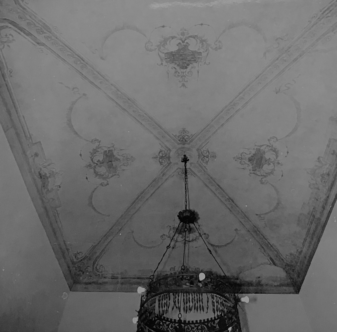 motivi floreali (soffitto decorato, opera isolata) - ambito toscano (XVIII)