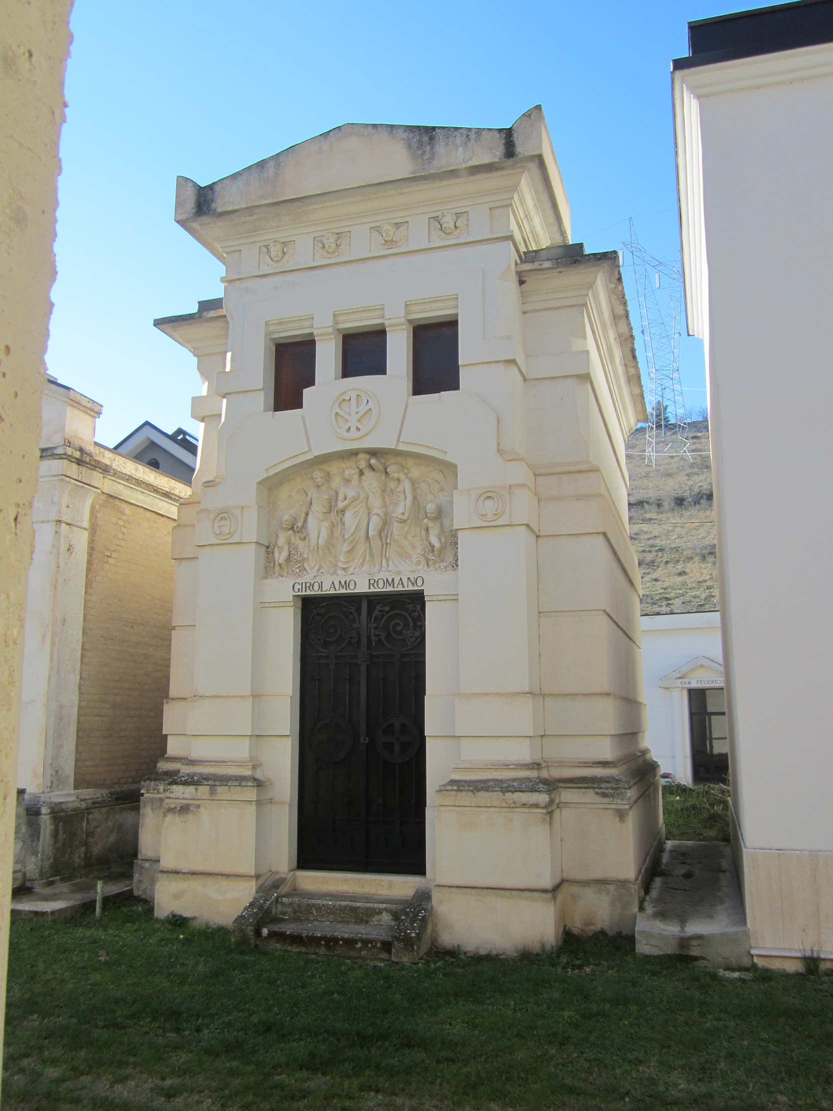 Cappella cimiteriale Girolamo Romano (cimitero, monumentale) - Sulmona (AQ) 