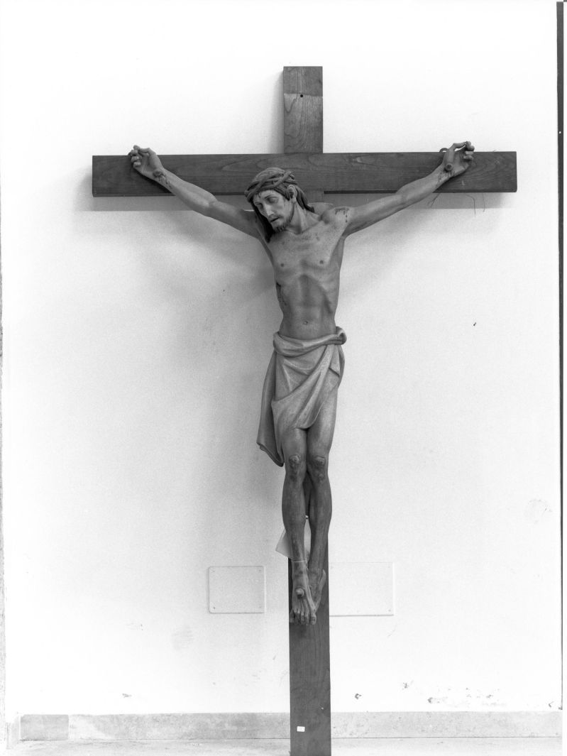 Cristo crocifisso (crocifisso, opera isolata) - bottega napoletana (fine/inizio secc. XIX/ XX)