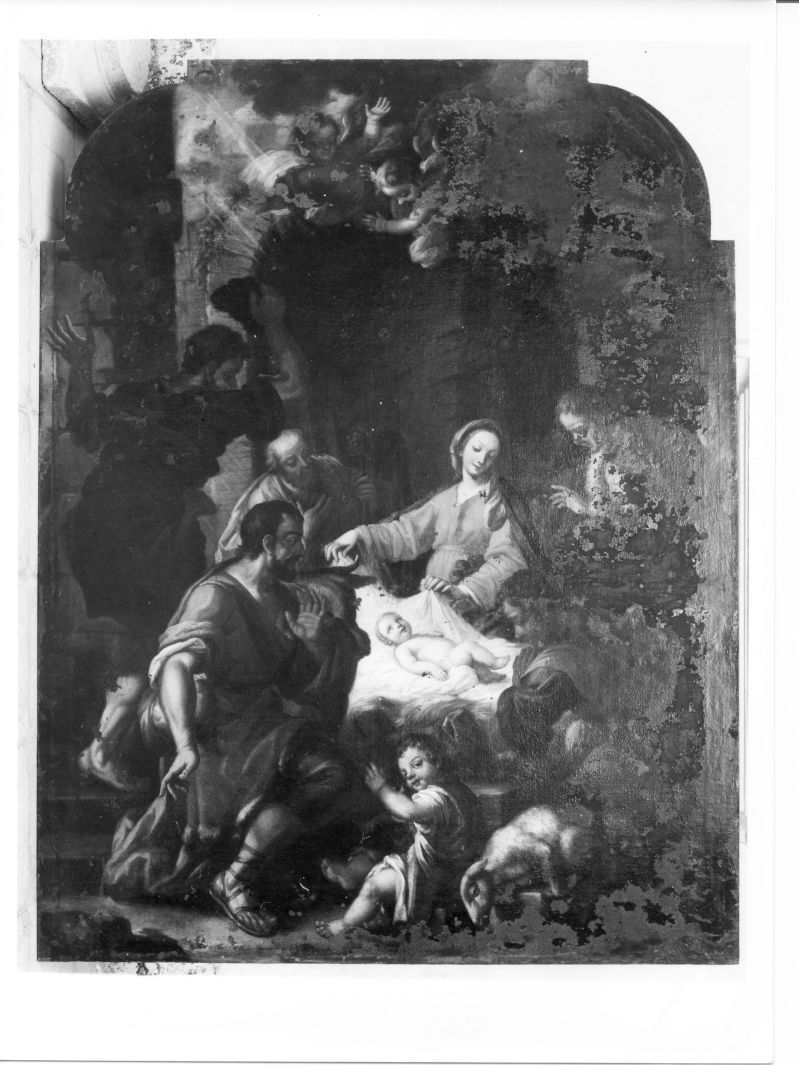 adorazione dei pastori (dipinto) di Palomba Teresa (sec. XVIII)