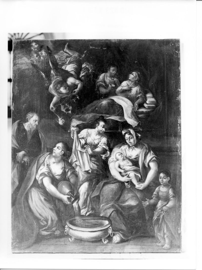 nascita di Maria Vergine (dipinto) - ambito campano (sec. XVIII)