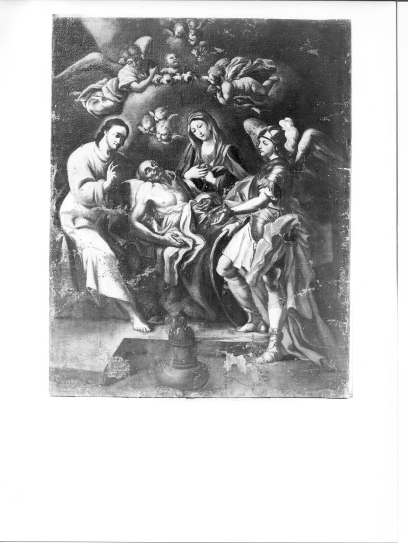 morte di San Giuseppe (dipinto) - ambito campano (sec. XVIII)