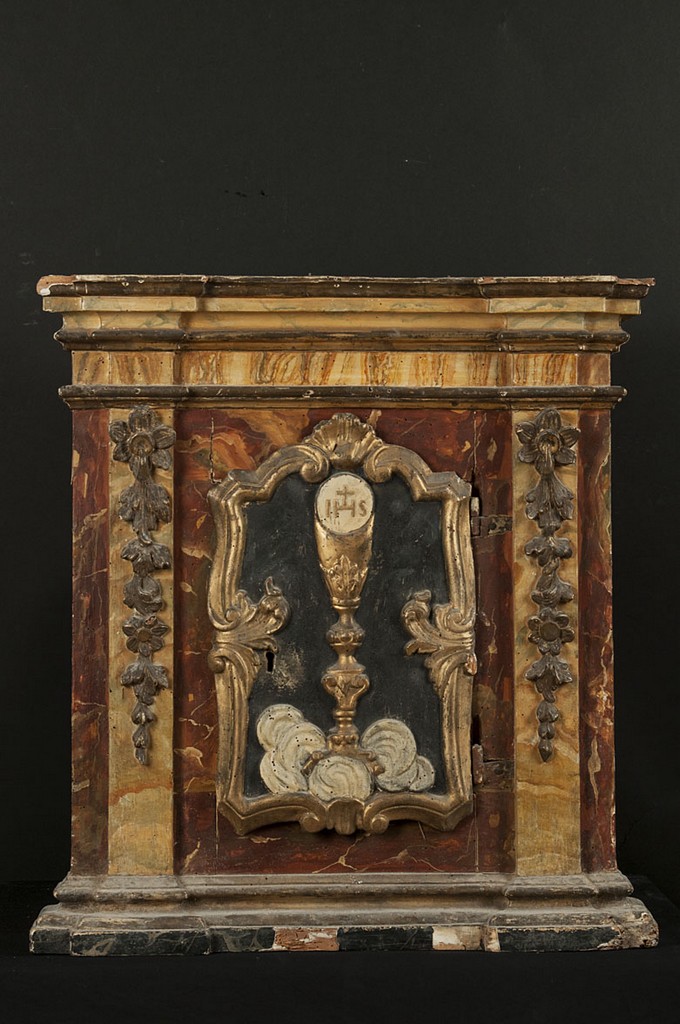Calice eucaristico (tabernacolo, opera isolata) - bottega Italia centrale (sec. XVII)