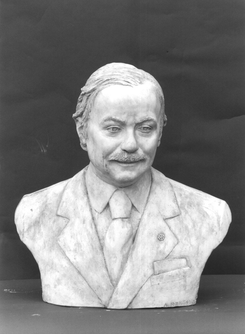 busto ritratto maschile (scultura) di Berti Antonio (ultimo quarto sec. XX)