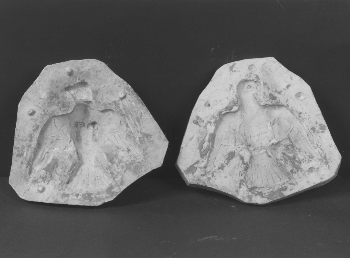 colomba (matrice - per scultura) di Berti Antonio (metà sec. XX)