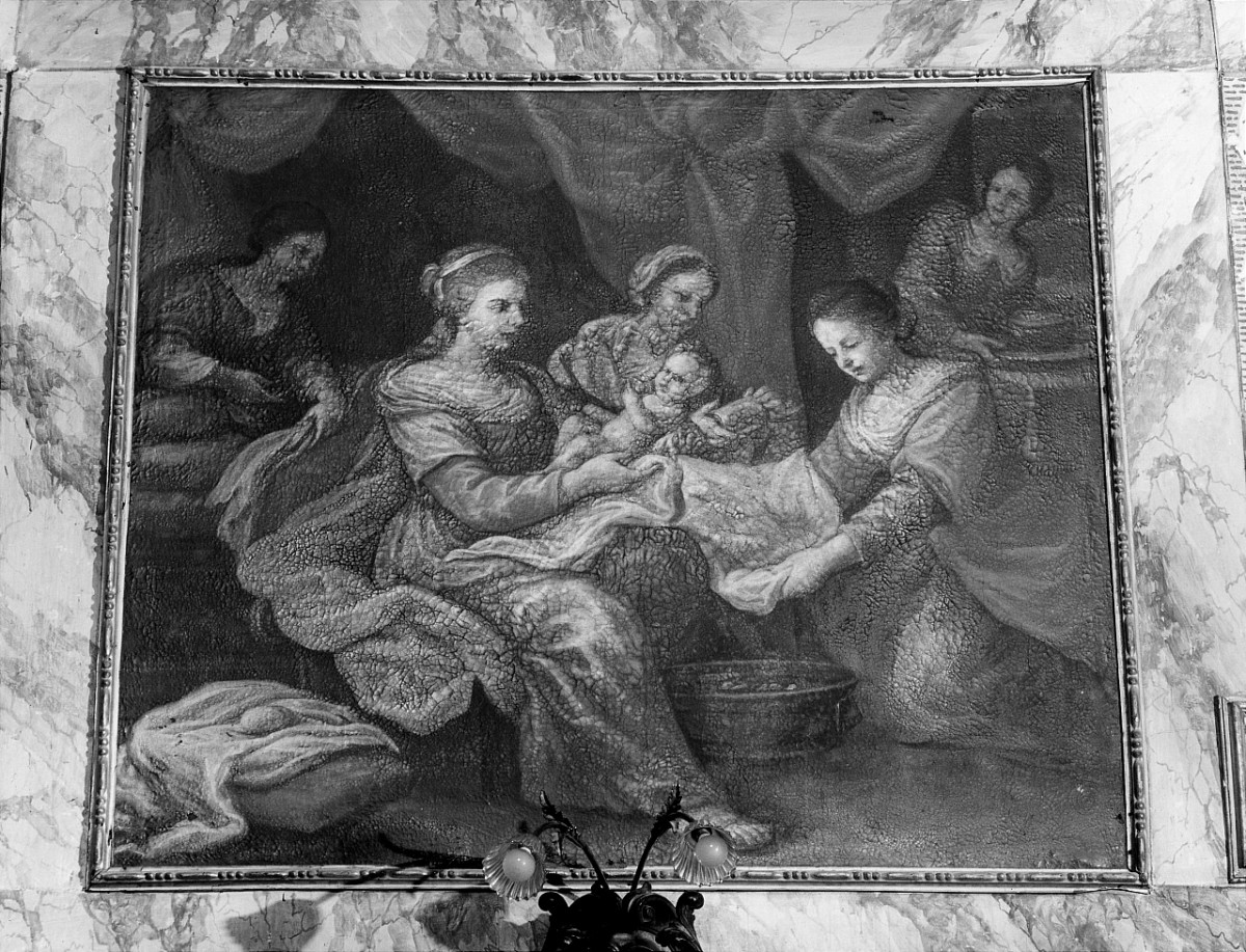 nascita di S. Lucia (dipinto) di Carletti Lorenzo, Laschi Michele da Fiesole (terzo quarto sec. XVII)