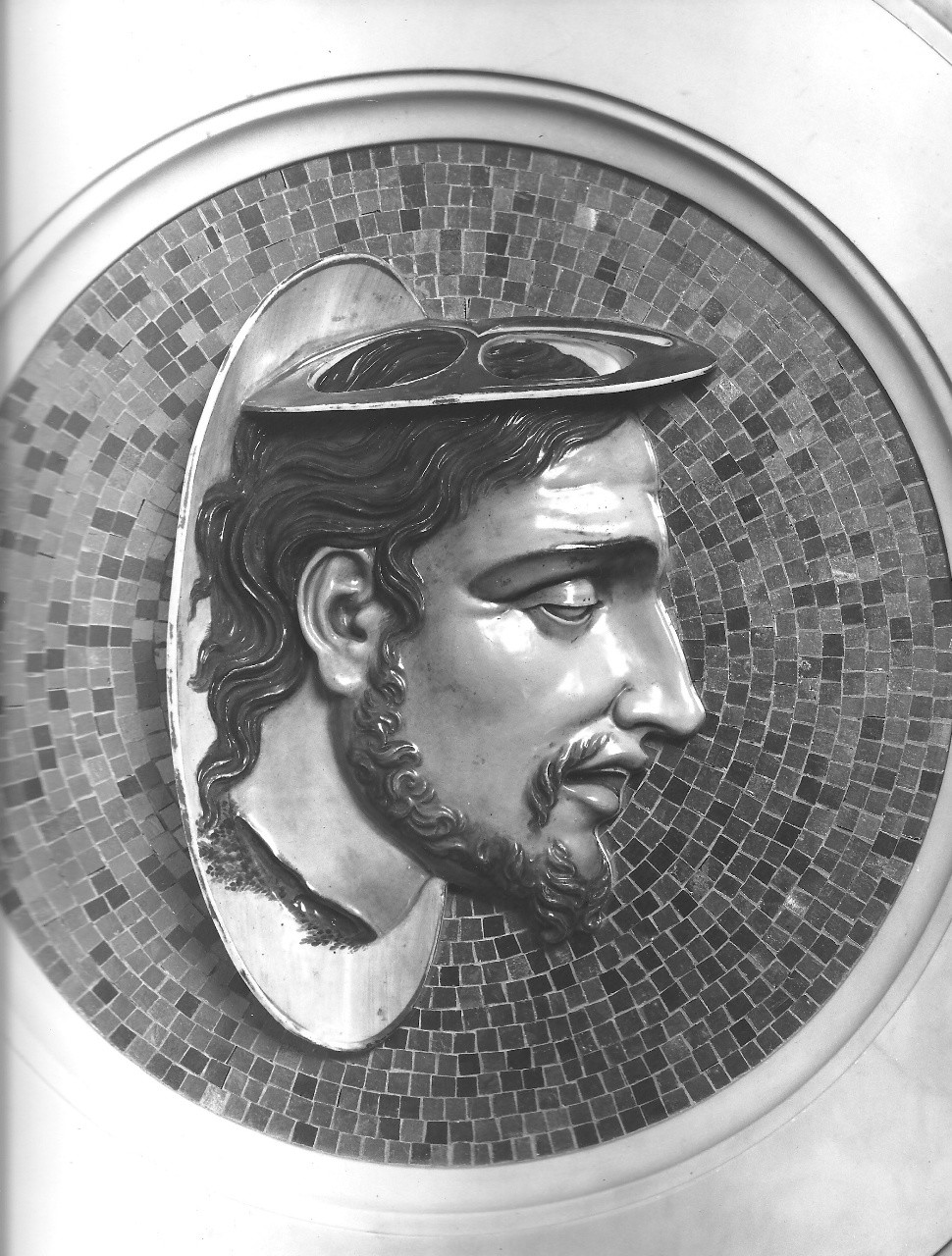 testa di San Giovanni Battista sul piatto (rilievo) di Manifattura Ginori di Doccia (sec. XIX)