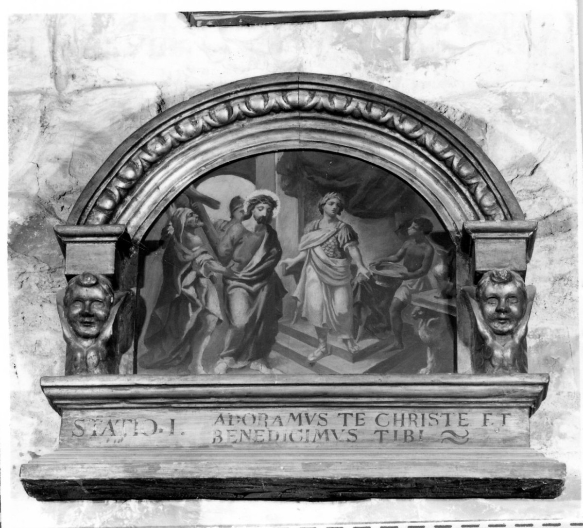 stazione I: Gesù condannato a morte (dipinto) - ambito fiorentino (inizio sec. XVIII)